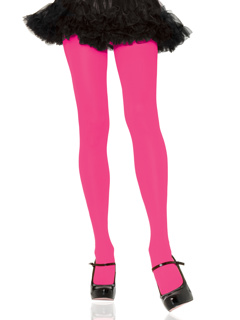 Ari Nylon Women's Tights - O/S - Neon Pink