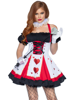 Pretty Playing Card Costume - XS - Red/Black