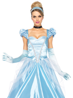 Classic Cinderella Costume - S - Blue