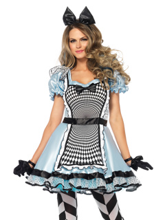 Hypnotic Miss Alice Costume - L - Multicolour