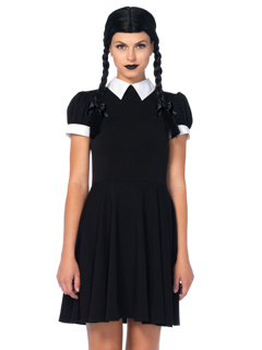 Gothic Darling Costume - S/M - Black/White