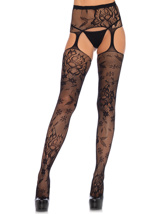 Chelsea Floral Lace Stockings