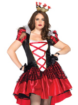 Plus Royal Red Queen Costume