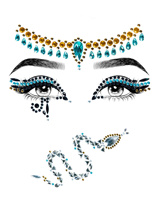 Cleopatra Rhinestone Stick-On Jewels