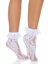 Liora Socks with Ruffle Cuff - O/S - White