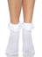 Lei Lace Ankle Socks - O/S - White