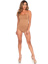Basic Low Back Seamless Cheeky Bodysuit - M/L - Nude