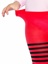 Ana Children's Striped Tights - XL - Black/Red