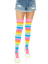 Leigh Rainbow Thigh High Stockings - O/S - Multicolour