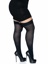 Plus Luna Thigh High Stockings - QS - Black