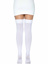 Plus Luna Thigh High Stockings - QS - White