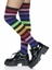 Aurora Rainbow Thigh High Socks - O/S - Multicolour