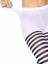 Jada Striped Women's Tights - O/S - Black/White