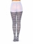 Jada Striped Women's Tights - O/S - Black/White