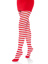 Jada Striped Women's Tights - O/S - White/Red