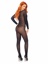 Cover Me Long Sleeved Bodystocking - O/S - Black
