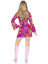 Hippie Girl Costume - M/L - Multicolour