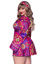 Plus Hippie Girl Costume - 1X/2X - Multicolour