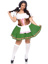 Plus Gretchen Oktoberfest Costume - 1X/2X - Brown/Green