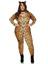 Plus Leopard Print Cougar Costume - 1X/2X - Leopard