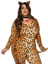 Plus Leopard Print Cougar Costume - 3X/4X - Leopard