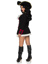 Charming Pirate Captain Costume - S - Black/Red