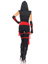 Deadly Ninja Costume - S - Black/Red