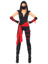 Deadly Ninja Costume - XL - Black/Red