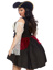 Plus Wicked Waters Wench Costume - 3X/4X - Black