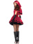 Gothic Red Riding Hood Costume - S - Red/White