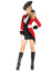 Rebel Red Coat Costume - L - Red/Black