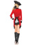 Rebel Red Coat Costume - S - Red/Black