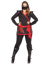 Plus Ninja Assassin Costume - 3X/4X - Black/Red
