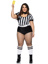 No Rules Referee Sports Costume - XL - Black/White