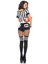 No Rules Referee Sports Costume - M - Black/White