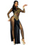 Nile Queen Catsuit Costume - M - Gold/Black