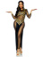Nile Queen Catsuit Costume - S - Gold/Black