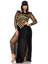 Plus Nile Queen Costume - 1X/2X - Gold/Black