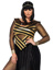 Plus Nile Queen Costume - 3X/4X - Gold/Black