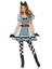 Hypnotic Miss Alice Costume - S - Multicolour
