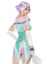 Foxtrot Flirt Flapper Costume - M - Aqua