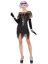 Foxtrot Flirt Flapper Costume - L - Black