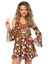 Starflower Hippie Dress Costume - S - Multicolour