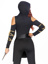 Stealth Ninja Costume - L - Black/Gold