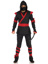Men's Ninja Costume - M/L - Black/Red