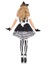 Wonderland Alice Costume - L - Black/White