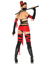 6 PC Killer Ninja Costume - M - Black/Red