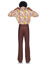 1970s Disco Bell Bottom Costume Pants - M/L - Brown
