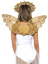 Golden Angel Wing & Halo Costume Kit - O/S - Gold
